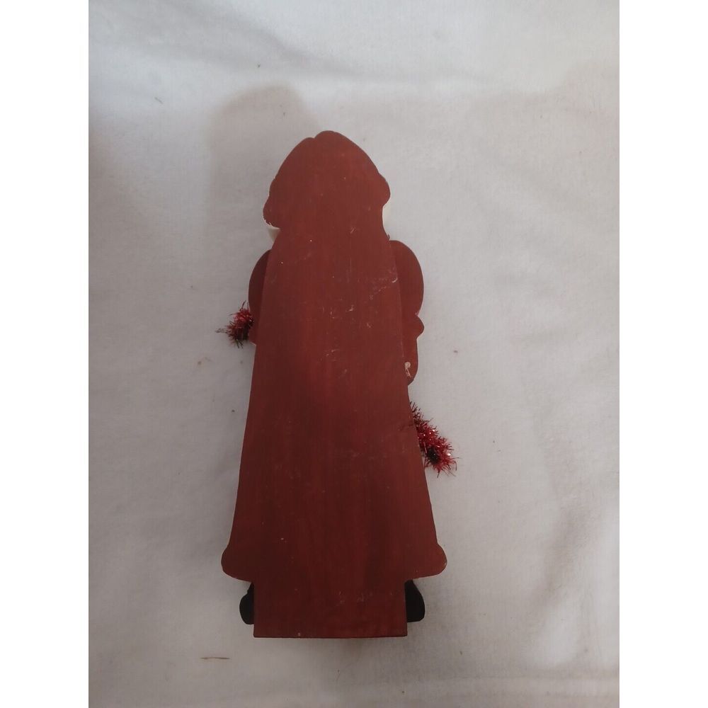 Vintage  Wood‎ Santa. - Picture 4 of 6